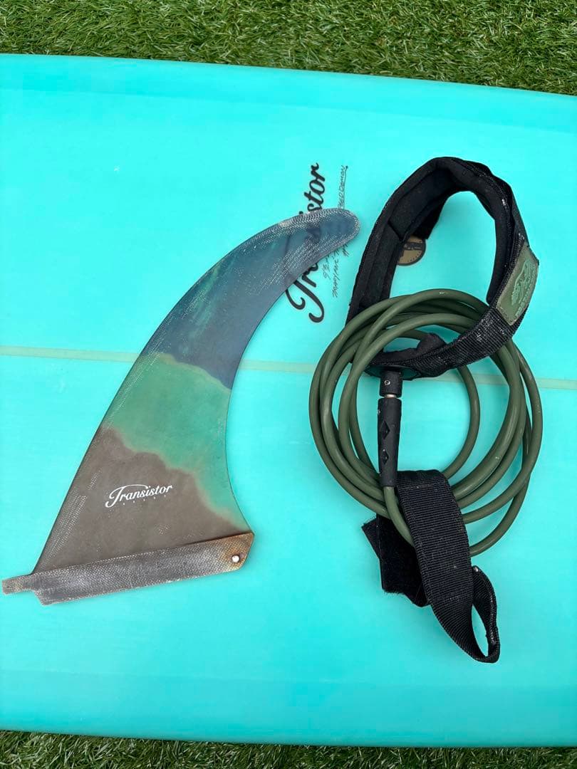 送料込　TRANSISTOR トランジスタ　ロングボード9.3 フィンリーシュ付