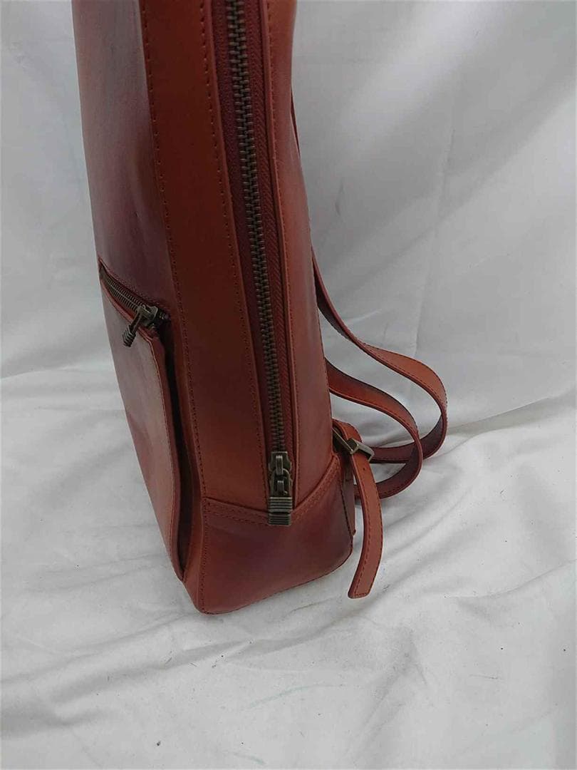 ■マザーハウス MOTHERHOUSE レザーリュック ブラウン系 メンズ