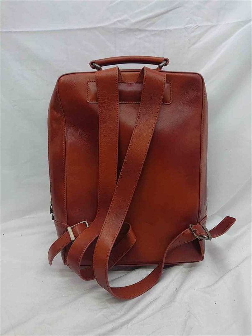 ■マザーハウス MOTHERHOUSE レザーリュック ブラウン系 メンズ