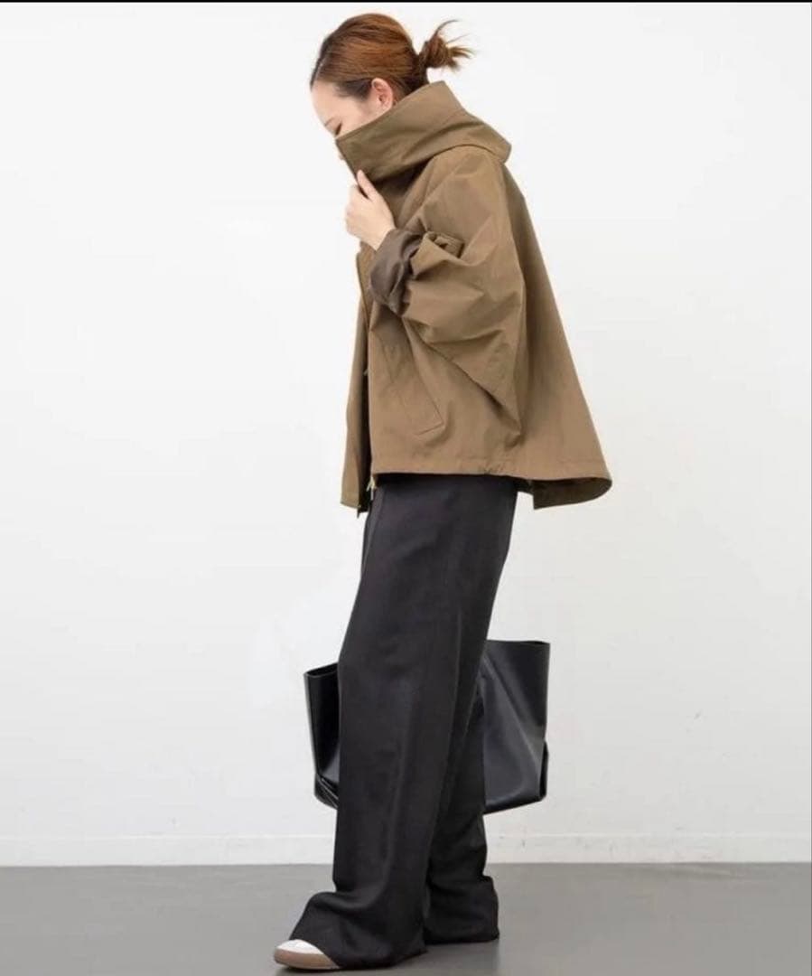 ドゥーズイエムクラス【LIBERADD/リベラド】 フーディーブルゾン キャメル