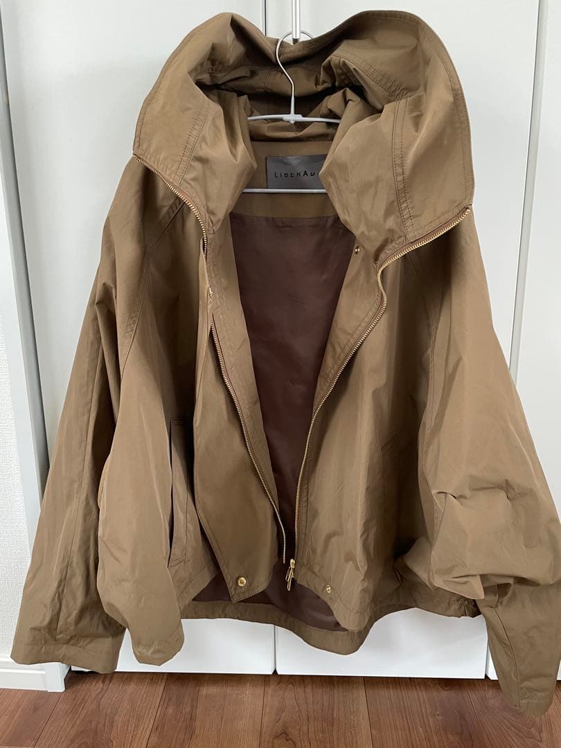 ドゥーズイエムクラス【LIBERADD/リベラド】 フーディーブルゾン キャメル