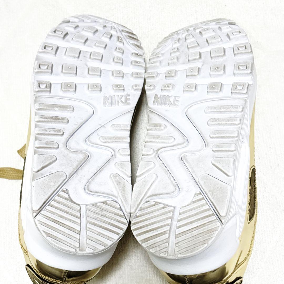 NIKE エアマックス90 SP メタリッククローム 23.5 ナイキ ゴールド