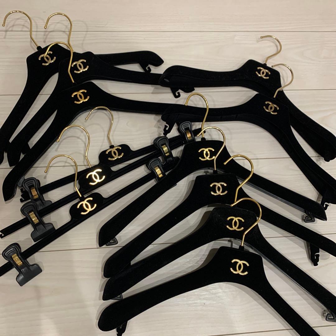 シャネル　ハンガー　12本　CHANEL ベロアハンガー
