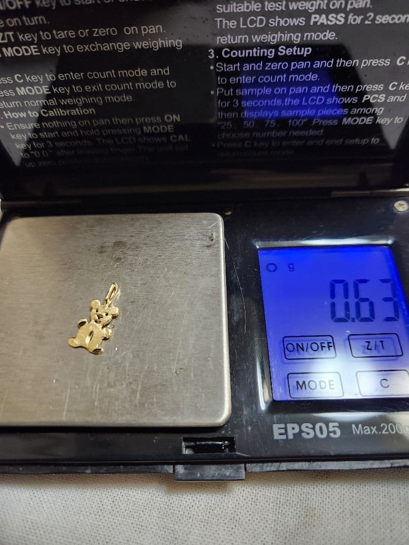 ⭐まる♥️ハワイアンジュエリー 14K クマ