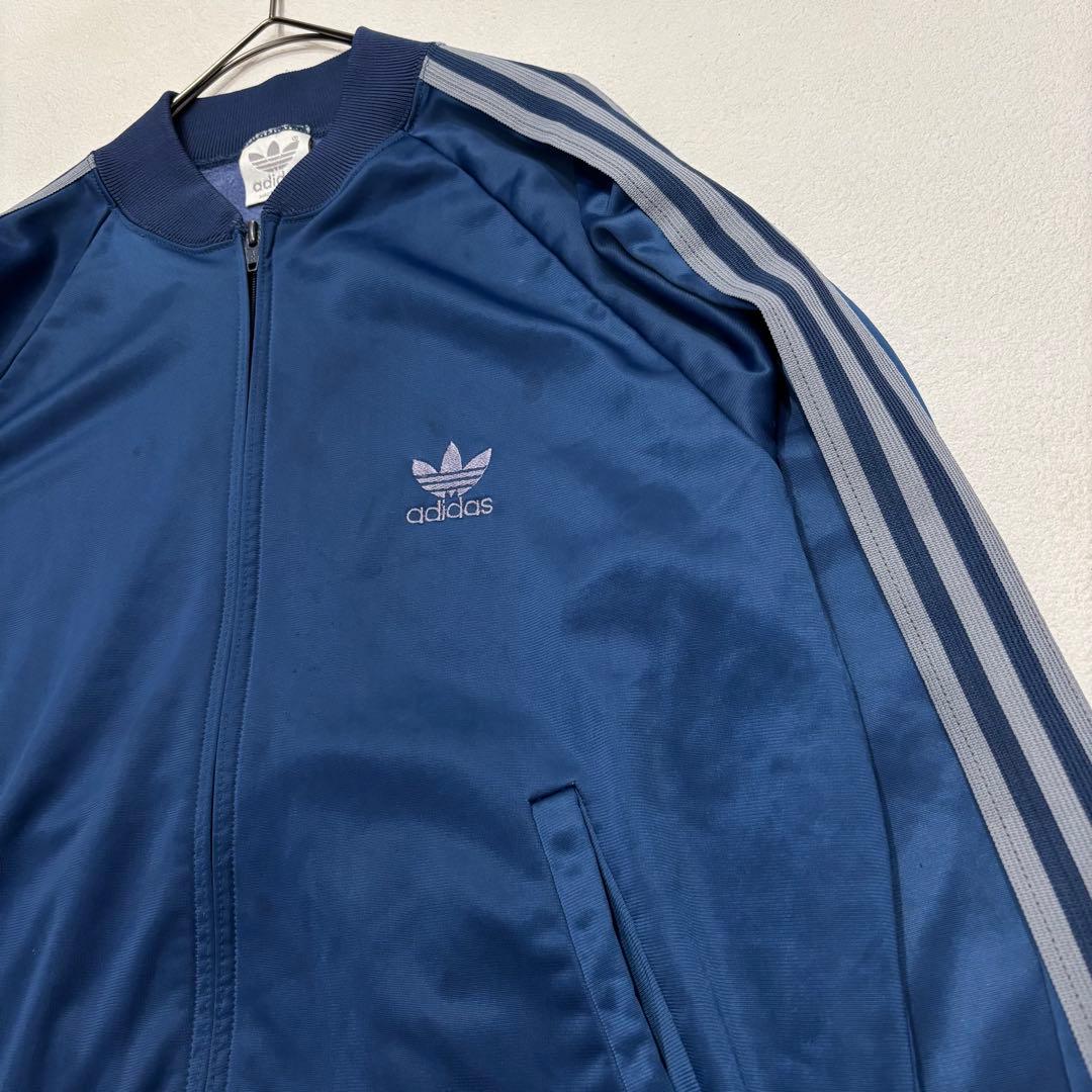 adidas ATP 80s 銀タグ USA製 トラックジャケット ジャージ 青