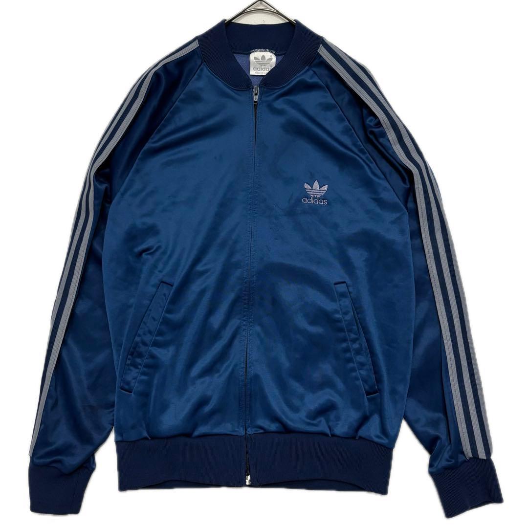 adidas ATP 80s 銀タグ USA製 トラックジャケット ジャージ 青