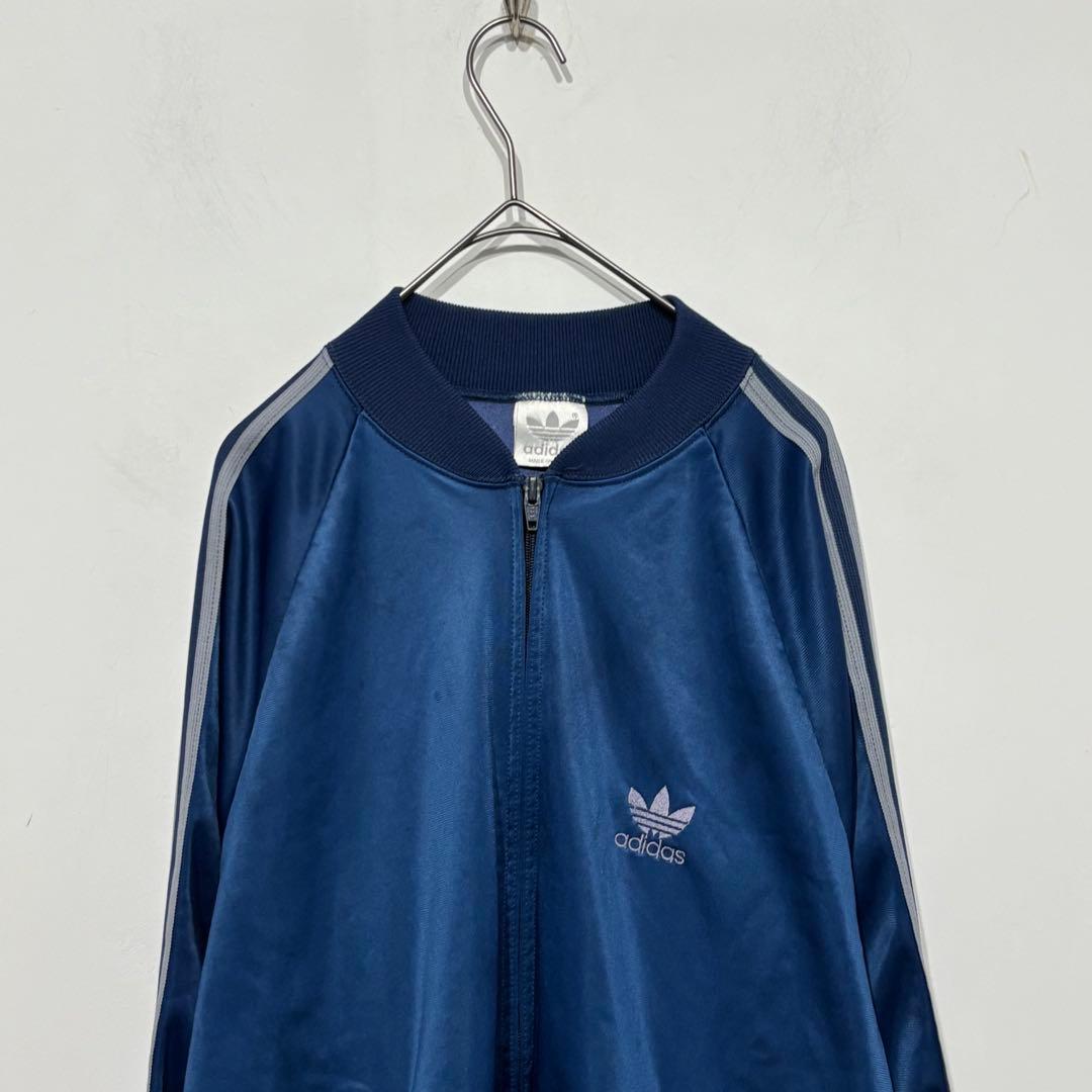 adidas ATP 80s 銀タグ USA製 トラックジャケット ジャージ 青
