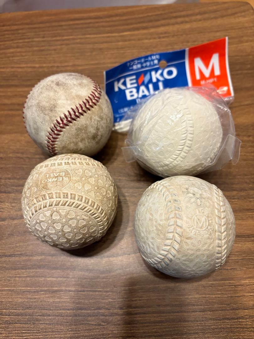 ハイゴールド軟式グラブ　ボール付き