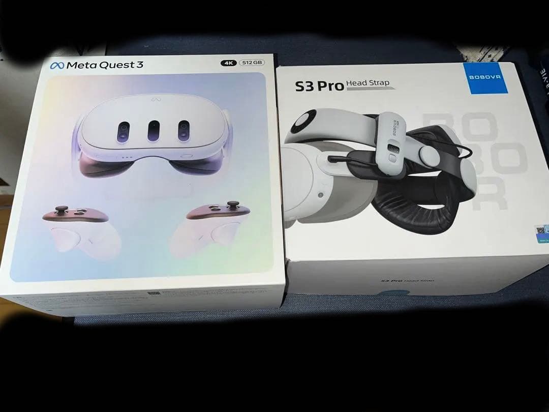  Quest 3 512ギガ、S3 Pro ヘッドストラップ　セット