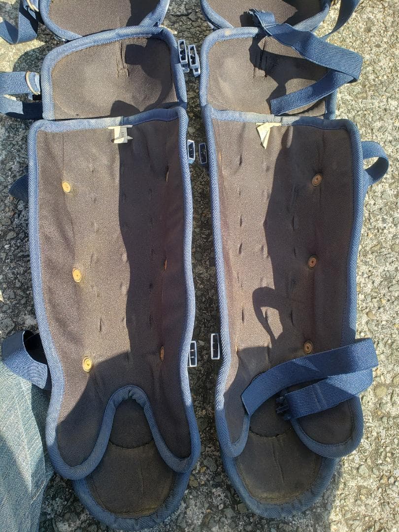 軟式キャッチャーレガース一式