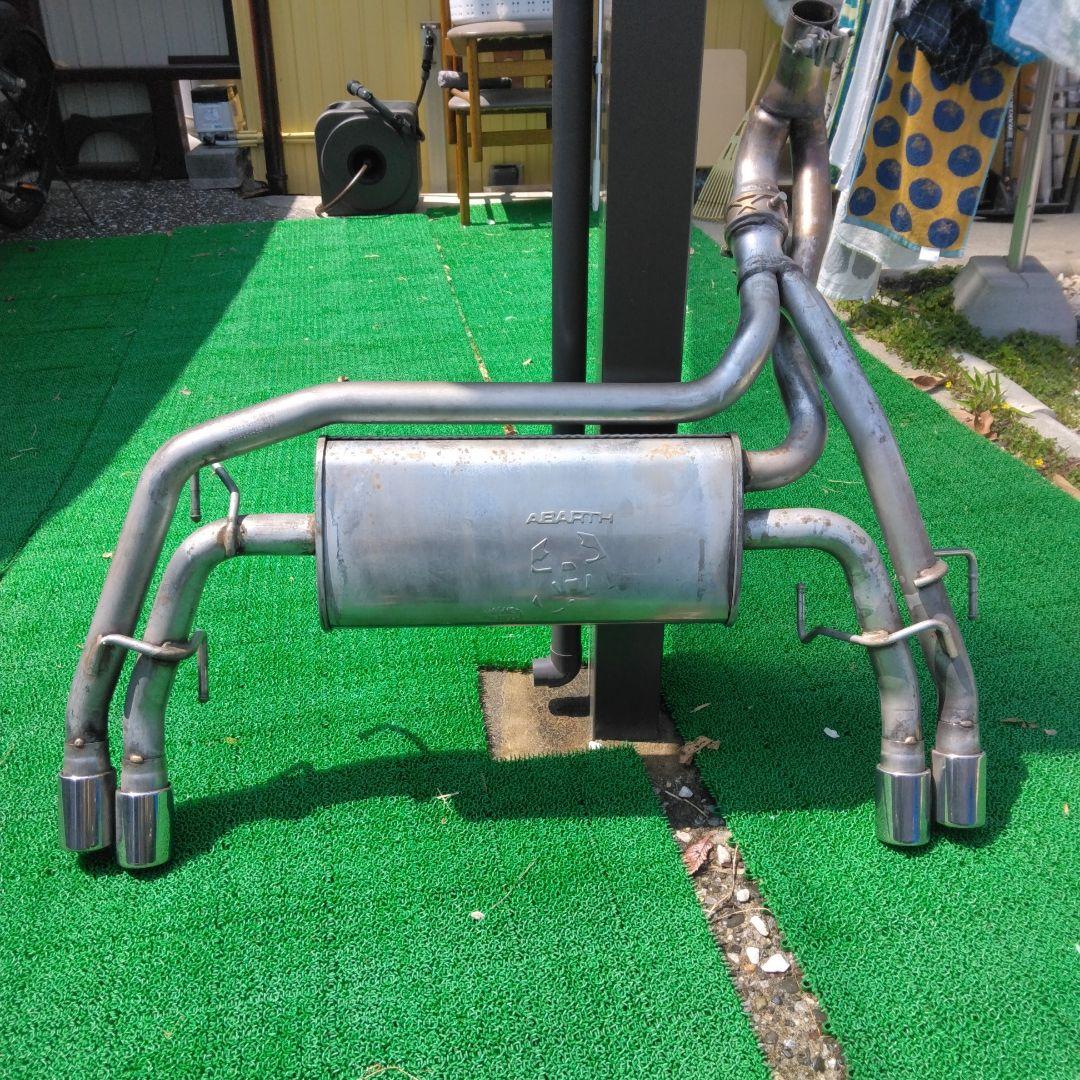 アバルト595コンペティツィオーネ純正レコードモンツァマフラー