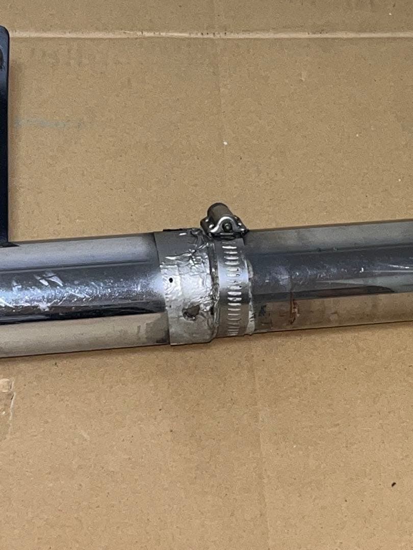 ドラッグスター400 社外マフラー 1本出し