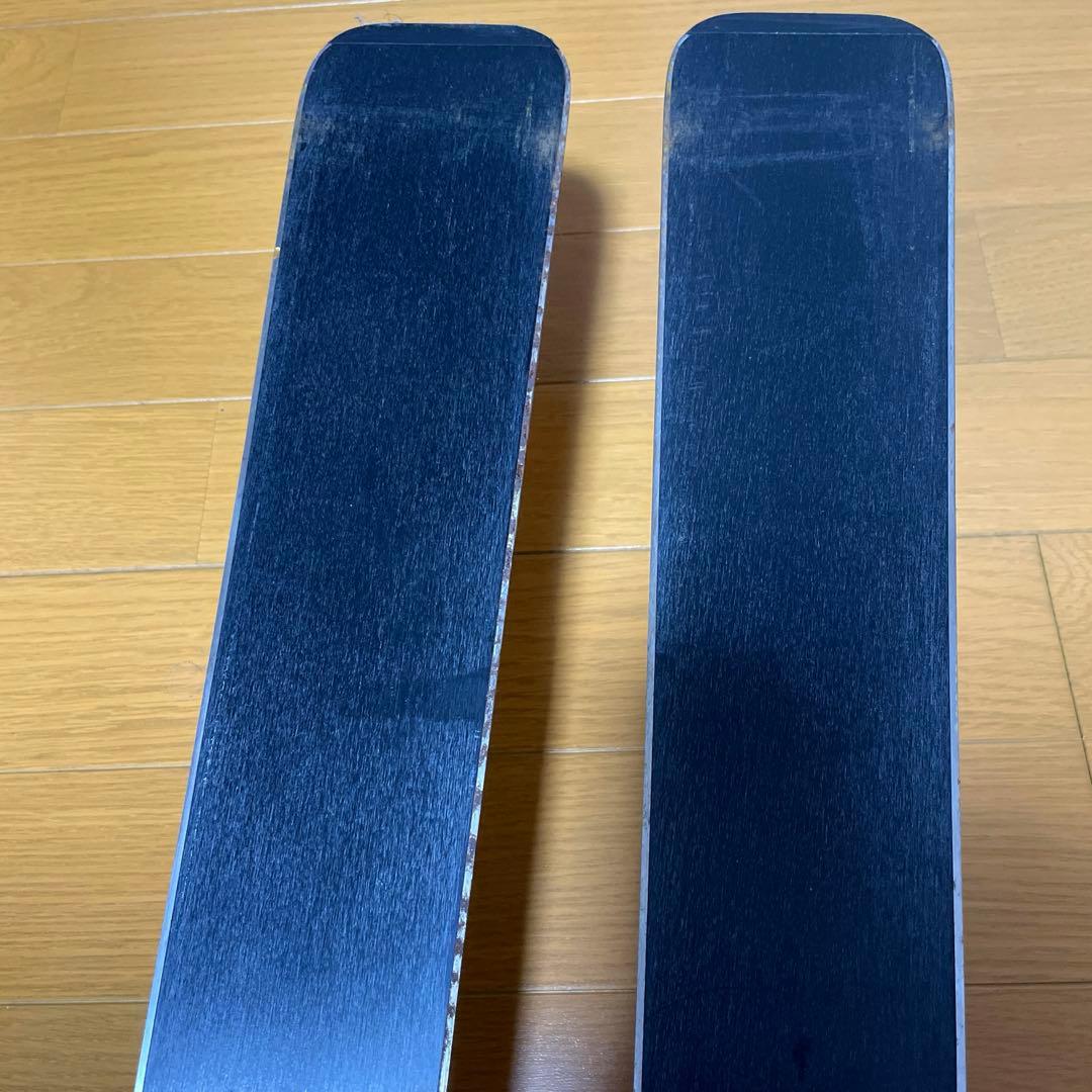 ジュニアスキー4点セット　スキー板　ビンディング　ストック　ブーツ