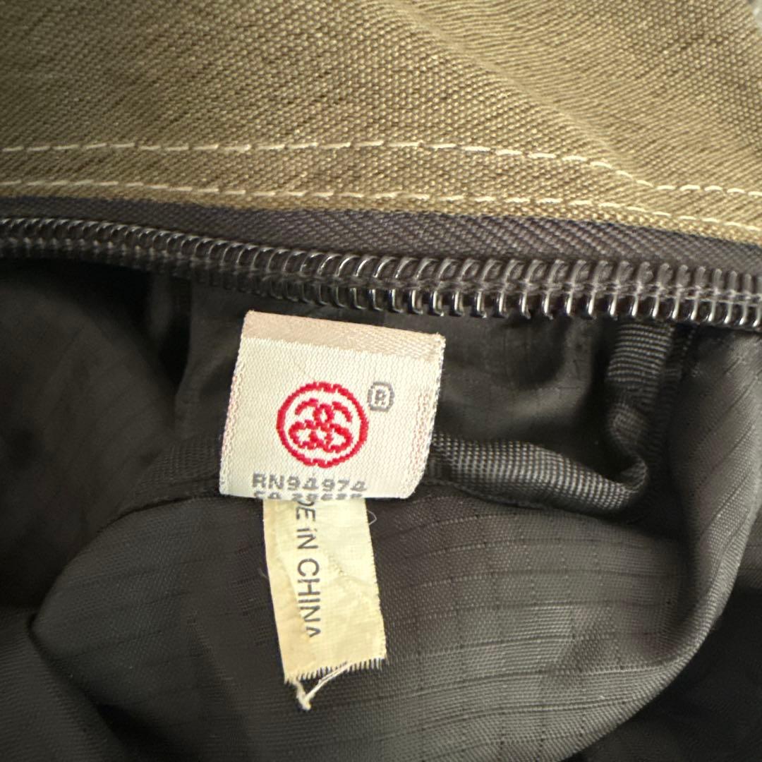 Stussy オリーブ ドラムバッグ