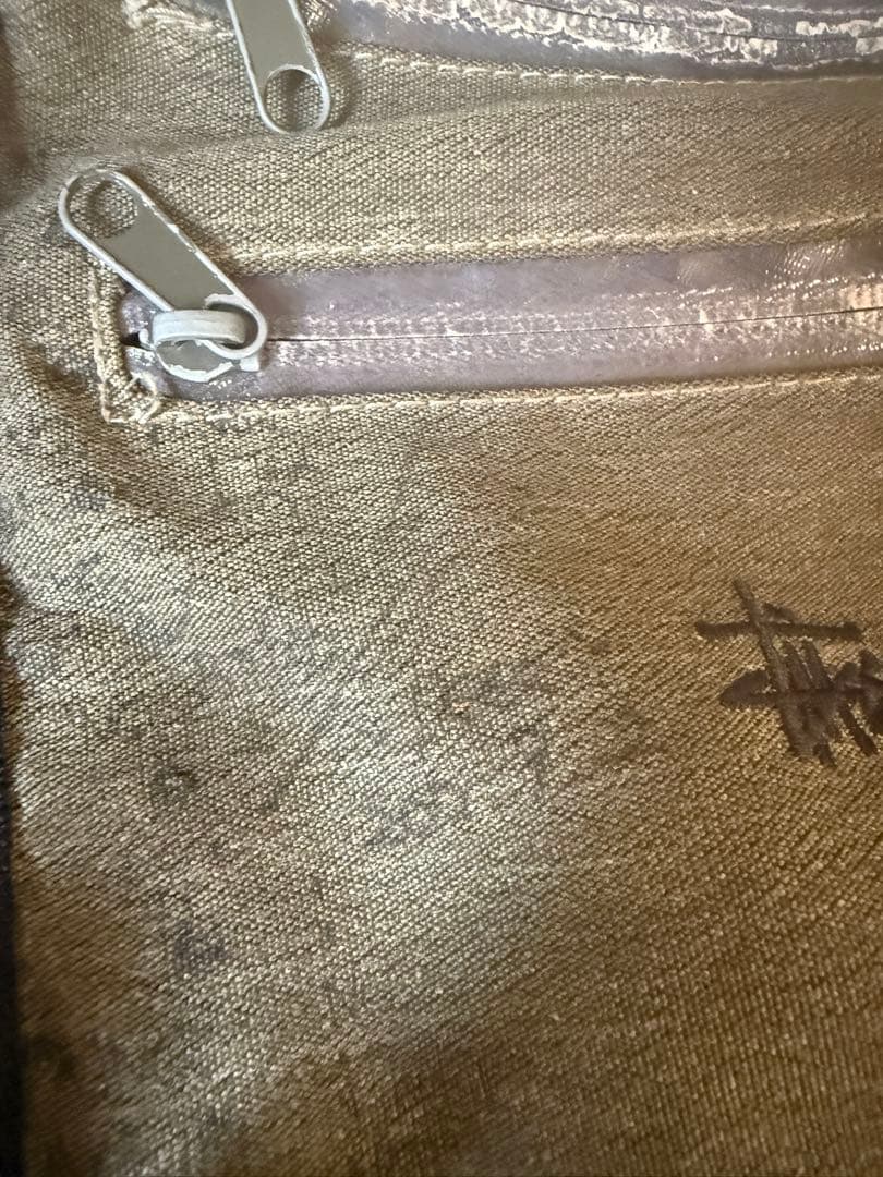 Stussy オリーブ ドラムバッグ