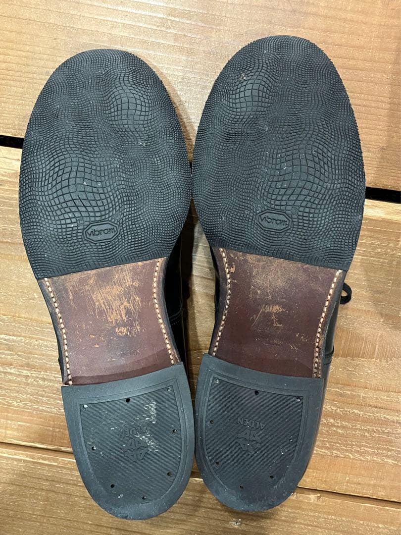 Alden ミリタリーラスト 53711 9D ブラック