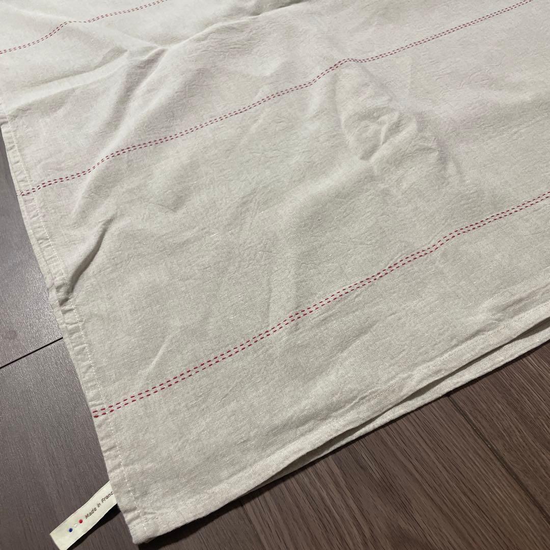 charvet editions フランス製ナチュラルリネン　テーブルクロス　大
