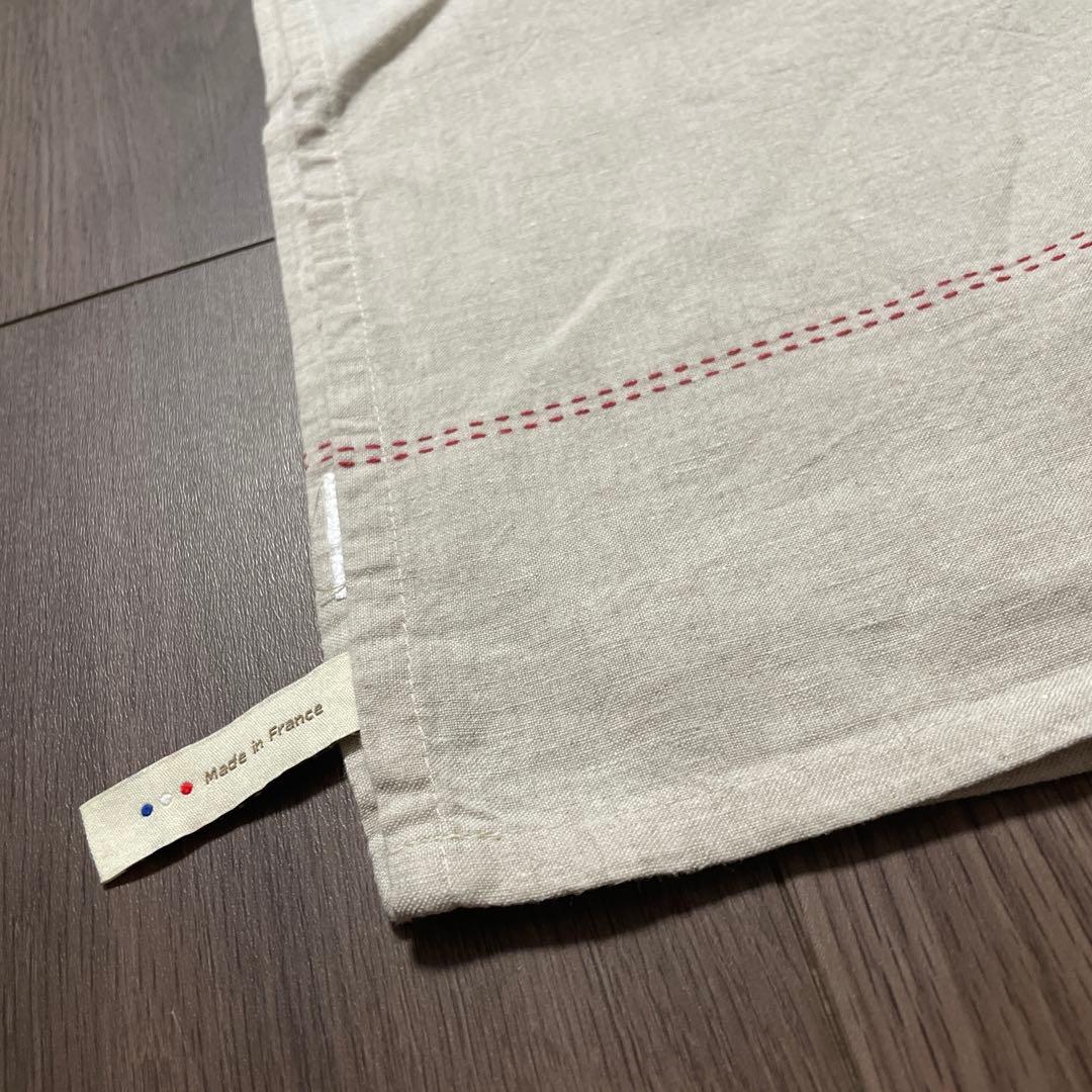 charvet editions フランス製ナチュラルリネン　テーブルクロス　大