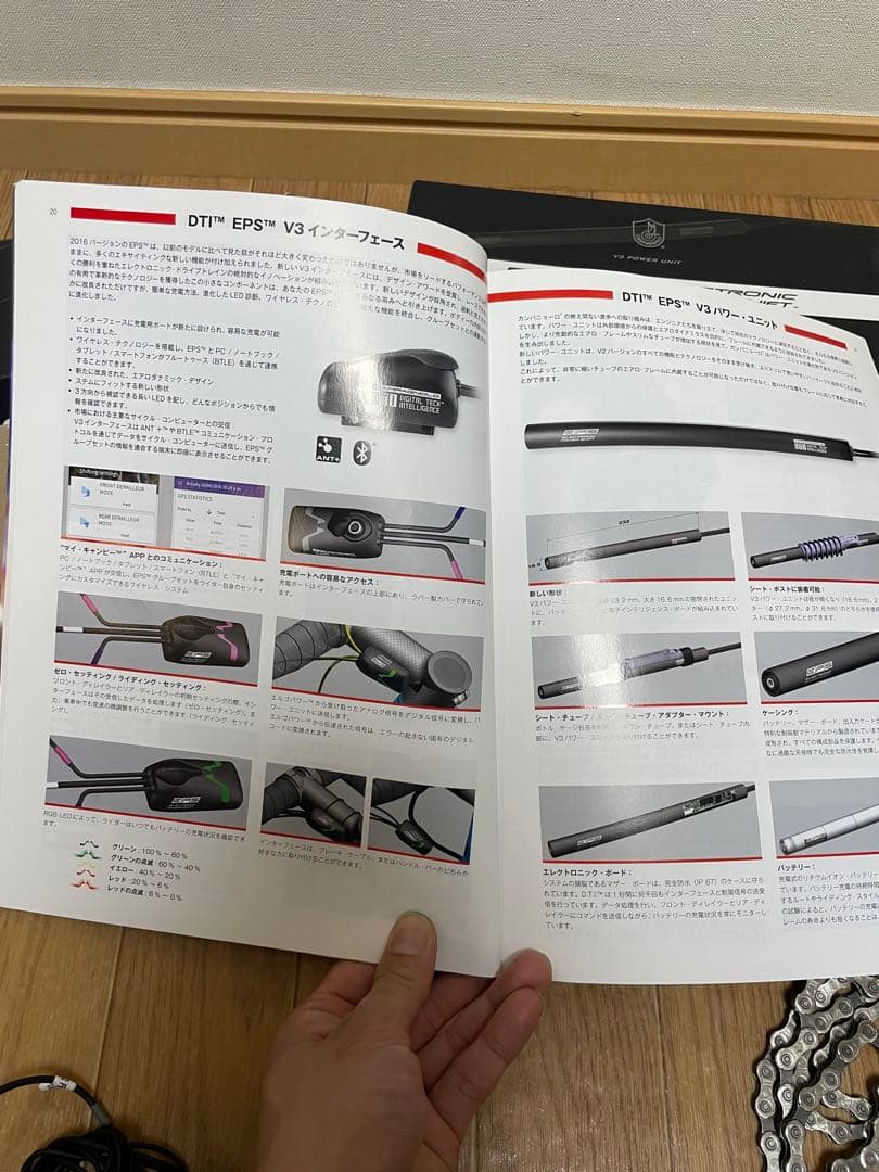 カンパニョーロ　スーパーレコードEPS 11s V3 パワーメーター付き