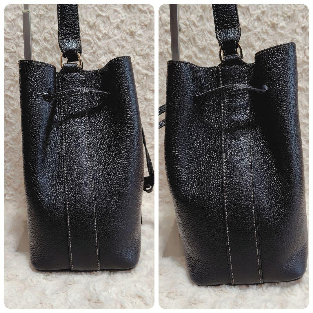 フルラ　コスタンザ　バッグ　ショルダー　ハンド　2way　巾着　黒　ブラック