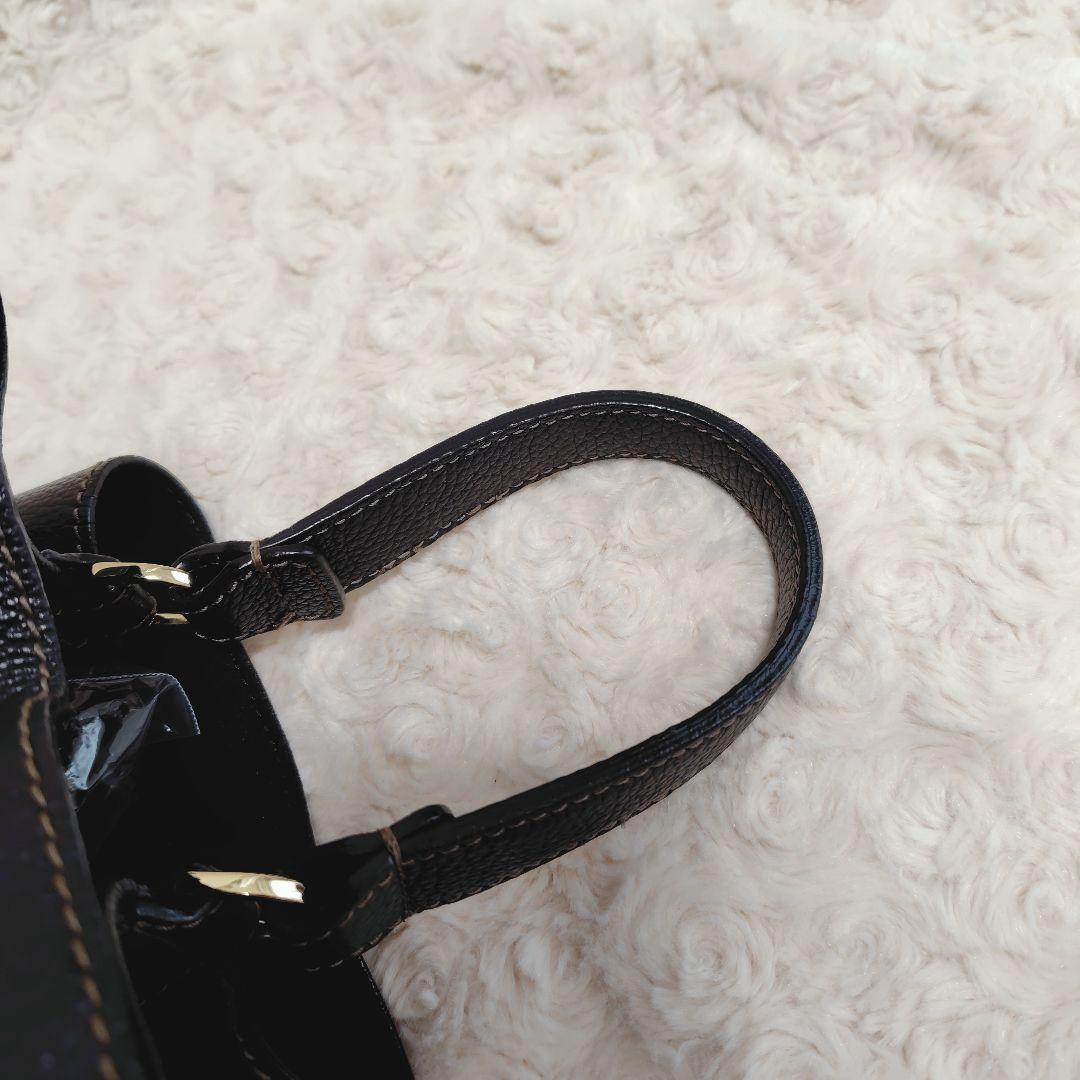 フルラ　コスタンザ　バッグ　ショルダー　ハンド　2way　巾着　黒　ブラック