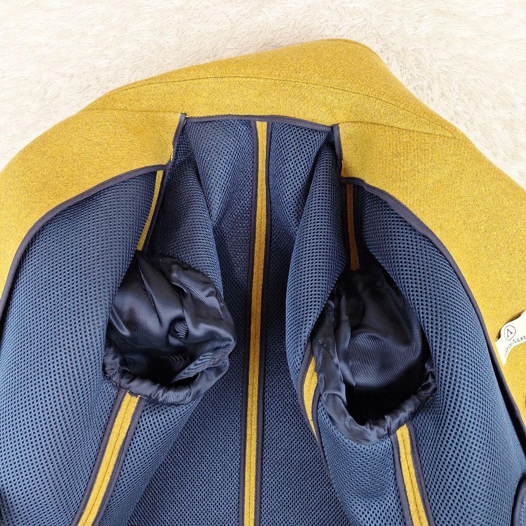 未使用級✨イタリア製　ロストインアルビオン　ピーコート　マスタード　XL