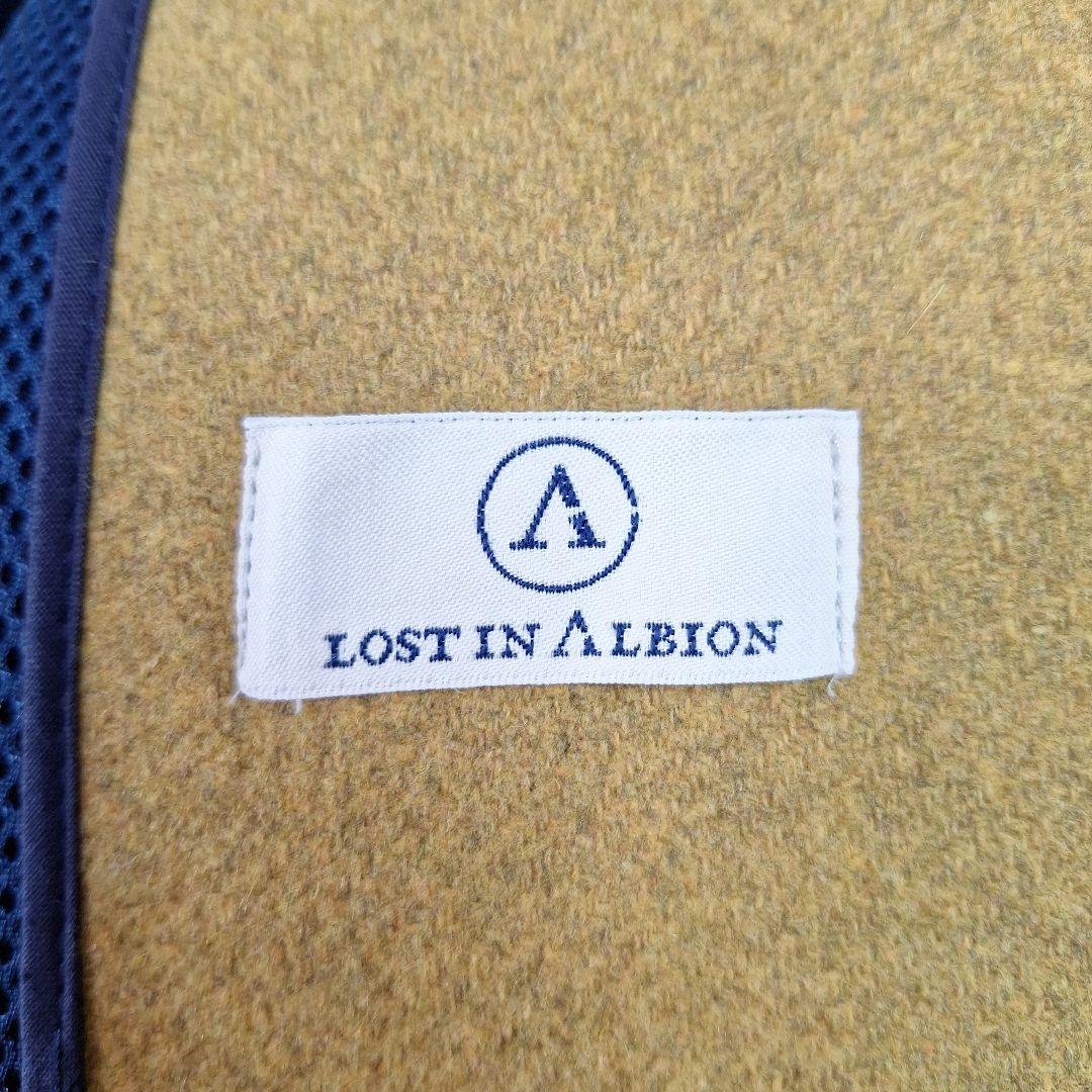 未使用級✨イタリア製　ロストインアルビオン　ピーコート　マスタード　XL