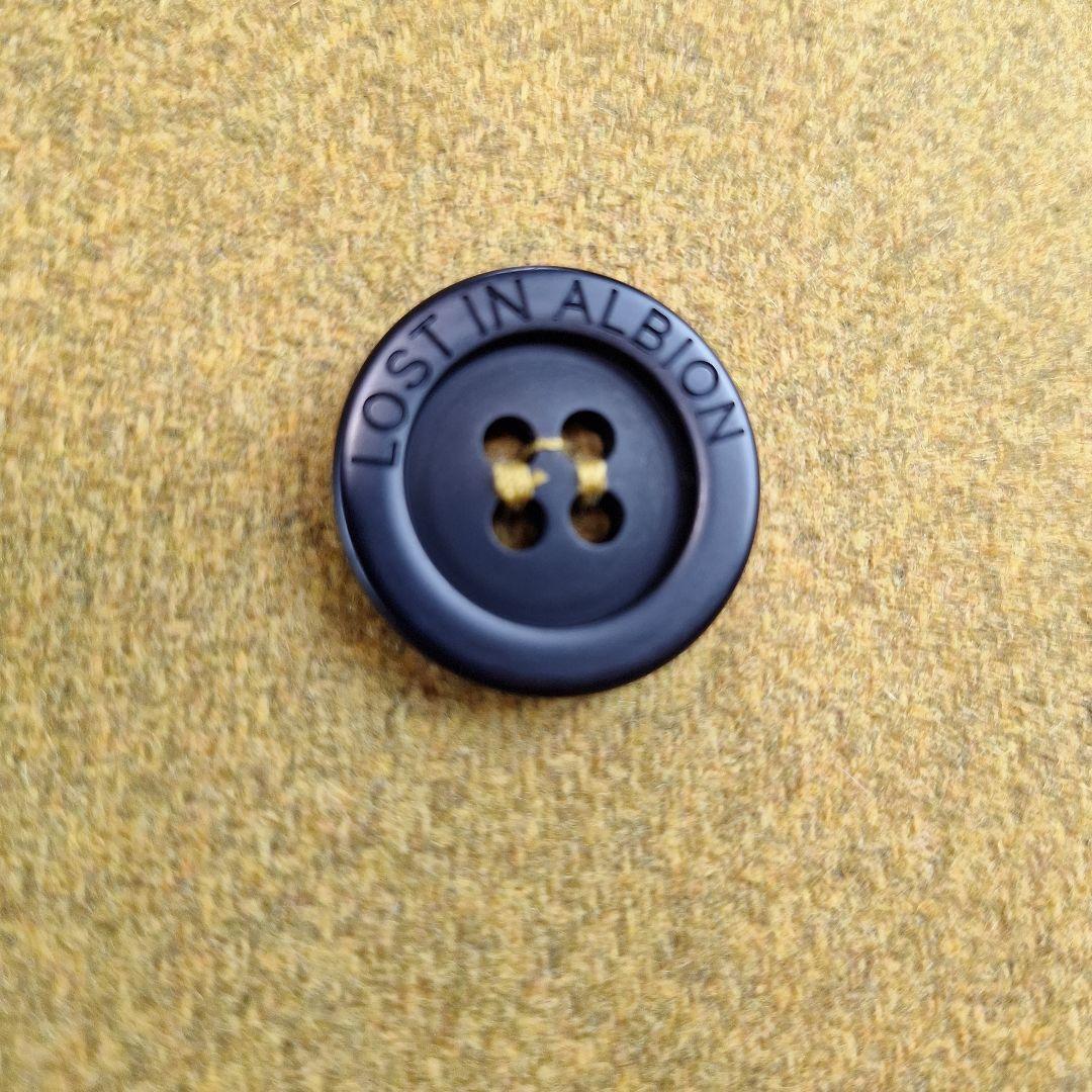 未使用級✨イタリア製　ロストインアルビオン　ピーコート　マスタード　XL