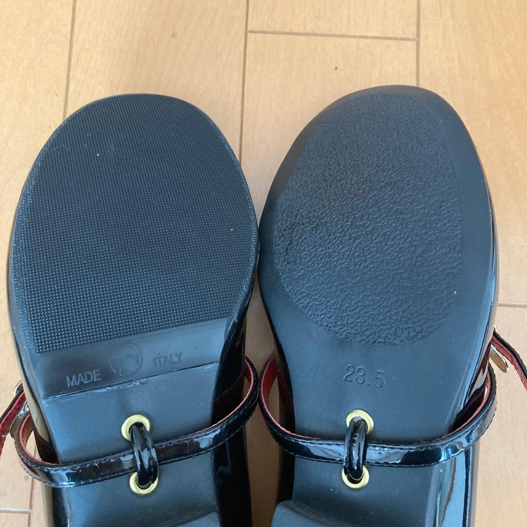 Little Pianist ブラック23.5㎝ 本番用ピアノシューズ