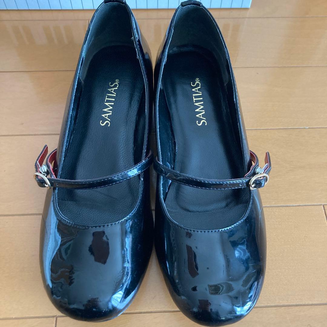 Little Pianist ブラック23.5㎝ 本番用ピアノシューズ