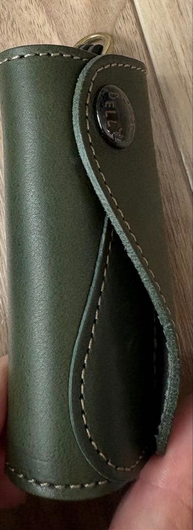 ［BEERBELLY] キーケース ビアベリー ダブルフラップ 本革 レザー