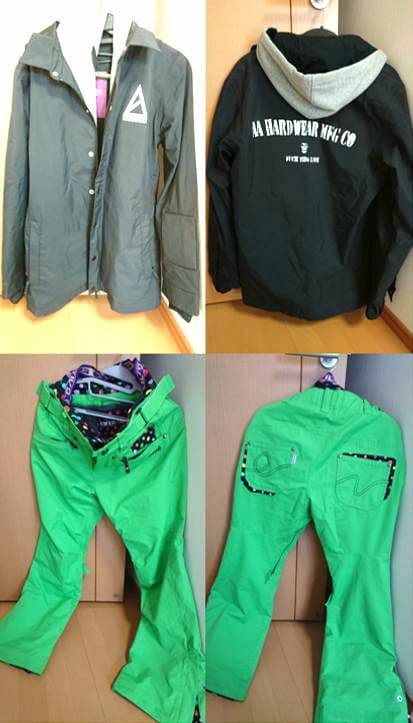 レディーススノボセット　AA hardwear(ダブルエーハードウェア)
