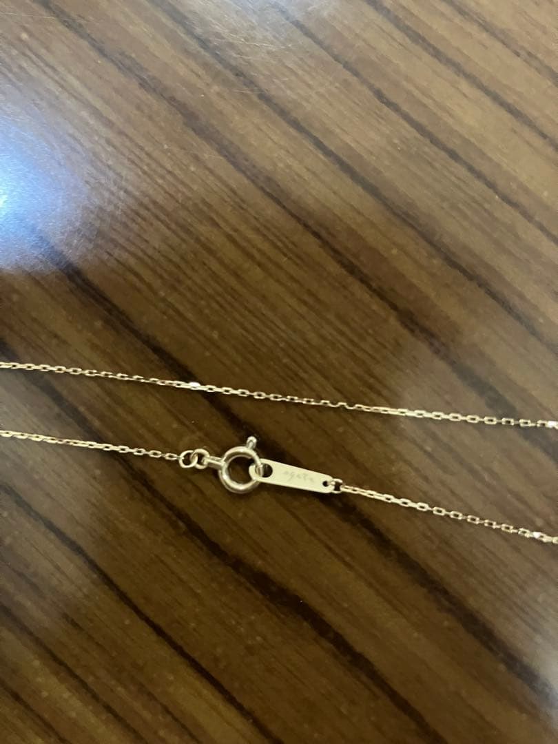 agete アガット　K18 ダイヤモンド　ネックレス