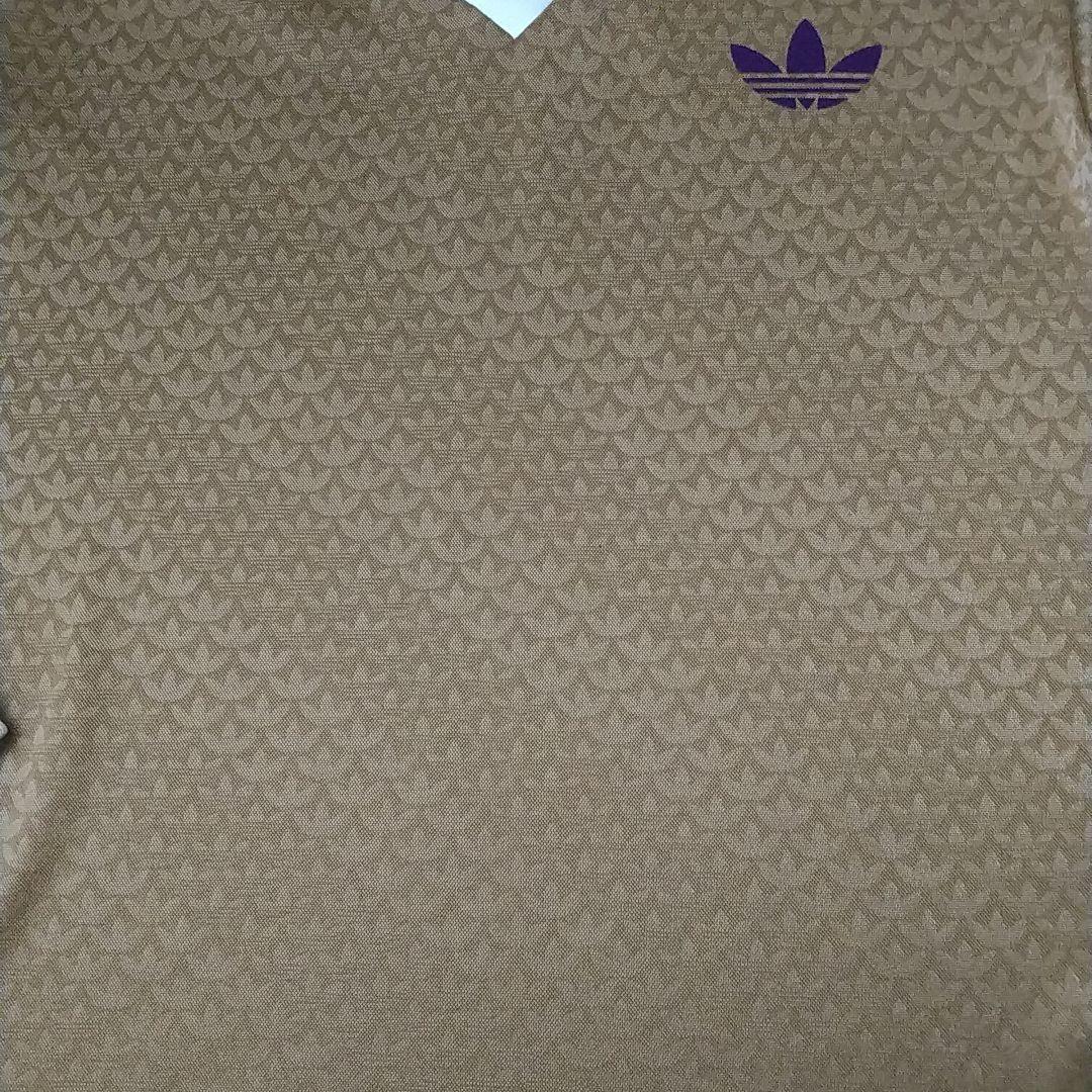 超人気☆アディダス ホログラム スリーライン ポロシャツ ゲームシャツ XL