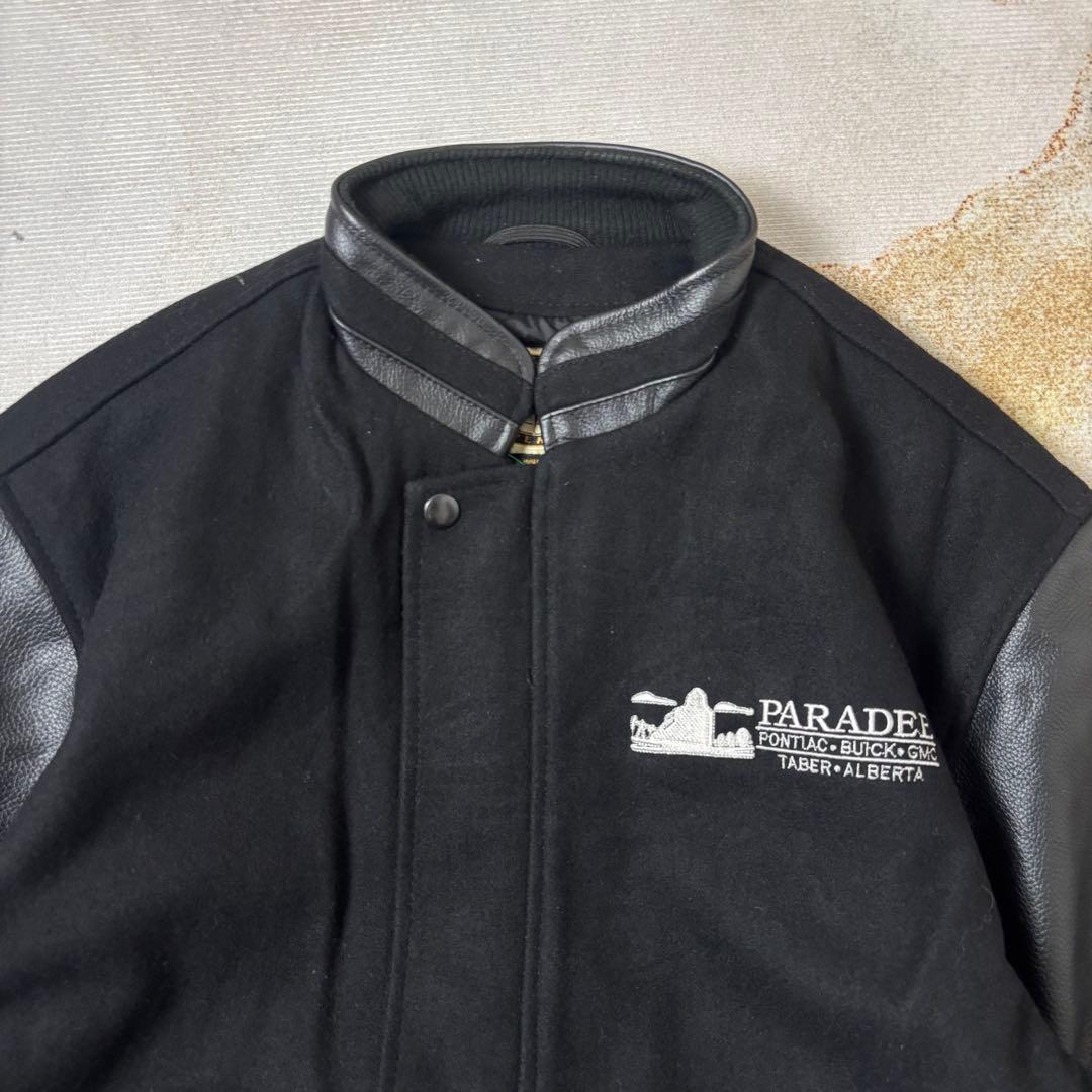 【Sustainable fashion】カナダ製レザースタジャン 黒XL