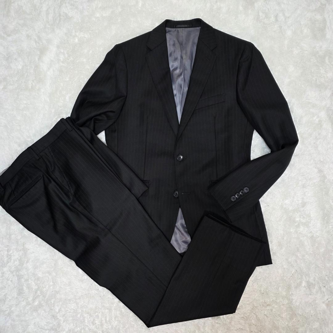 スーツ Tollegno1900 トレーニョ シャドーストライプ A7