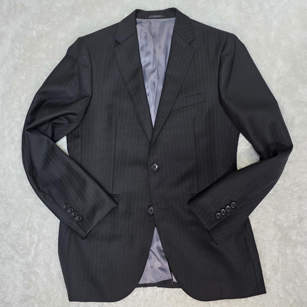 スーツ Tollegno1900 トレーニョ シャドーストライプ A7