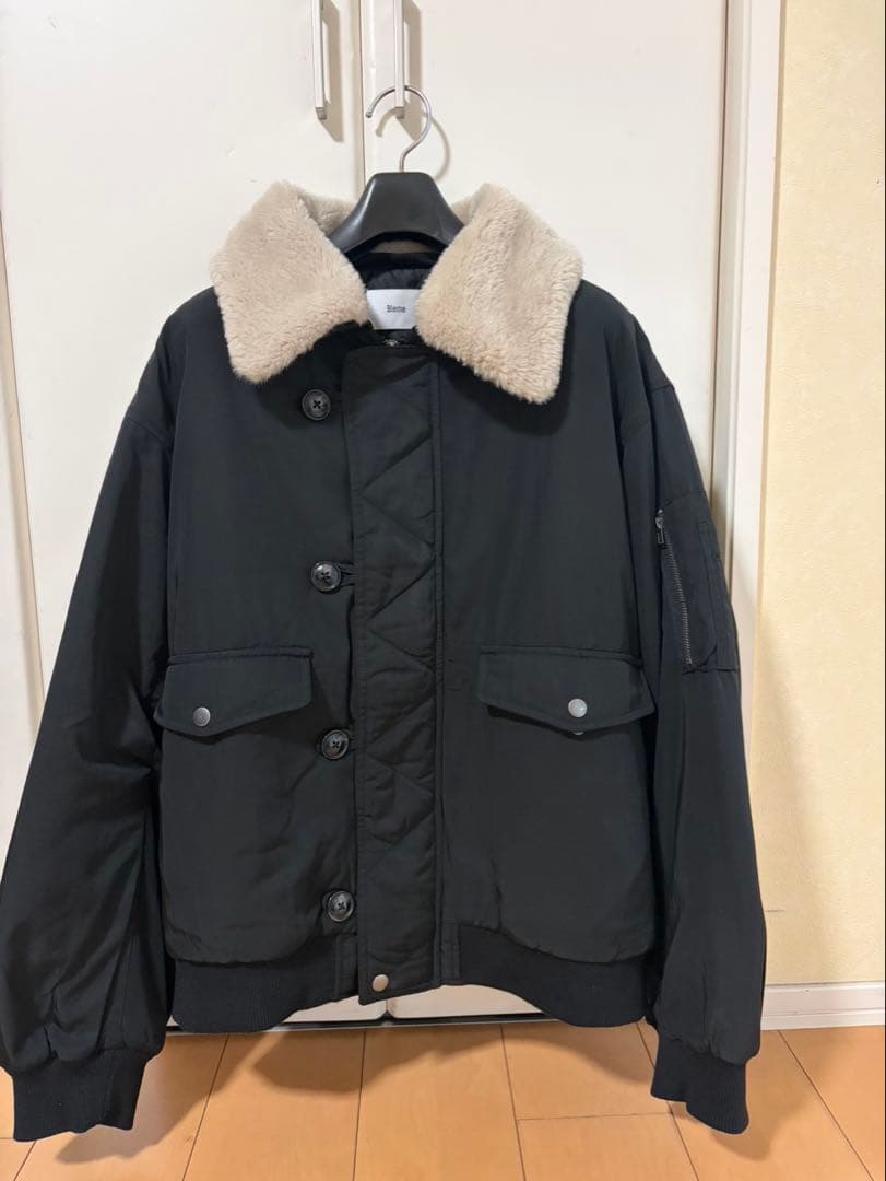 [完売品]bleme 2WAYフライトジャケット L ブラック