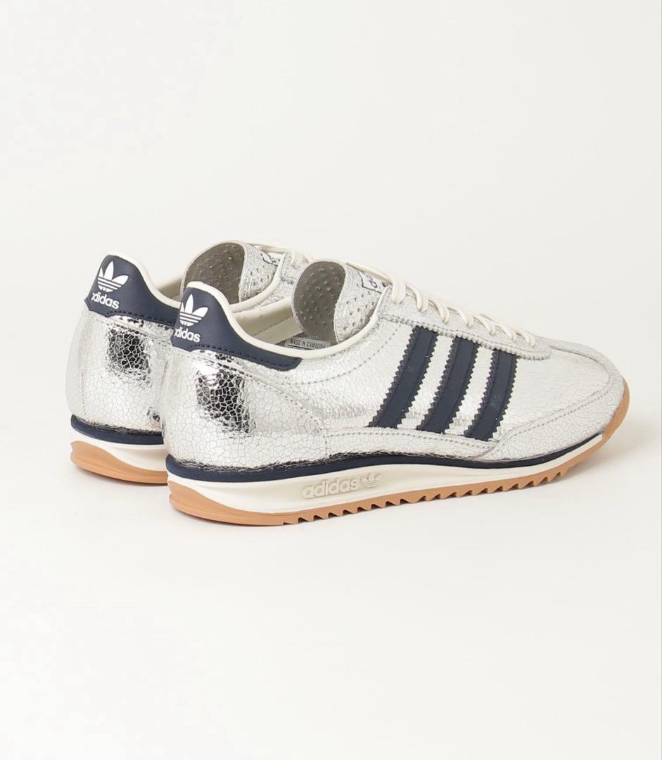 大人気SL72OG adidas スニーカーシルバー　 春ファッションアイテム