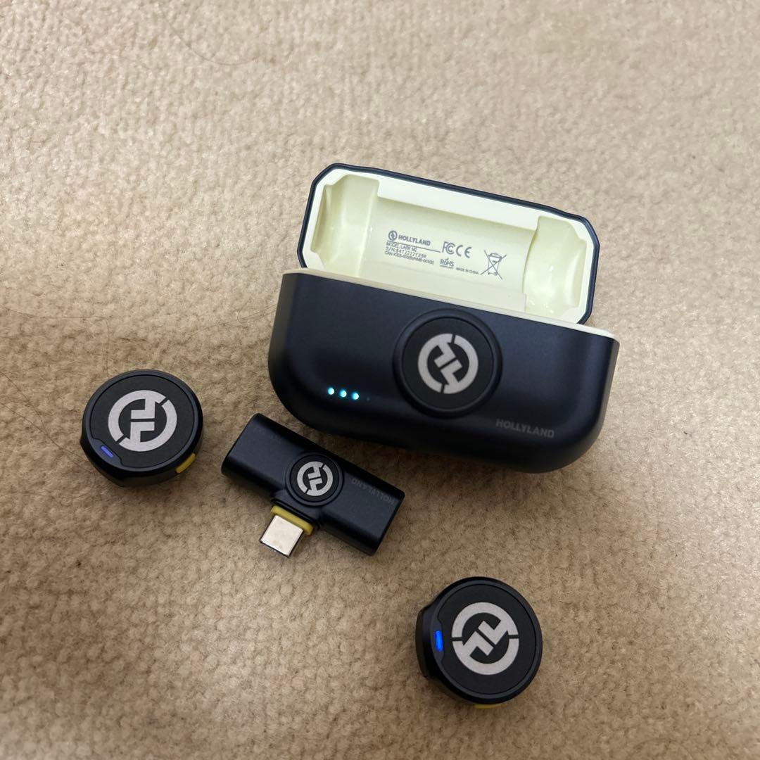 (値下げしました)Hollyland LARK M2 ワイヤレスラベリアマイク