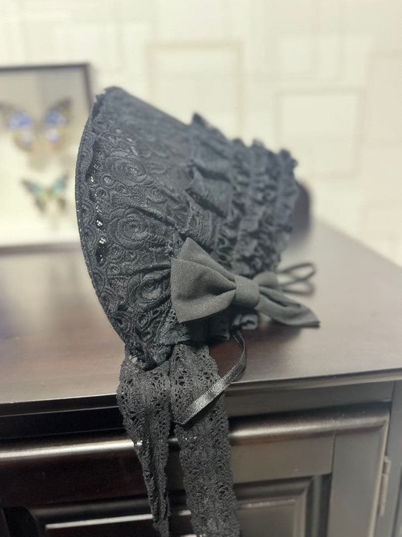 星箱works サマーピクニック 2wayボンネット 黒