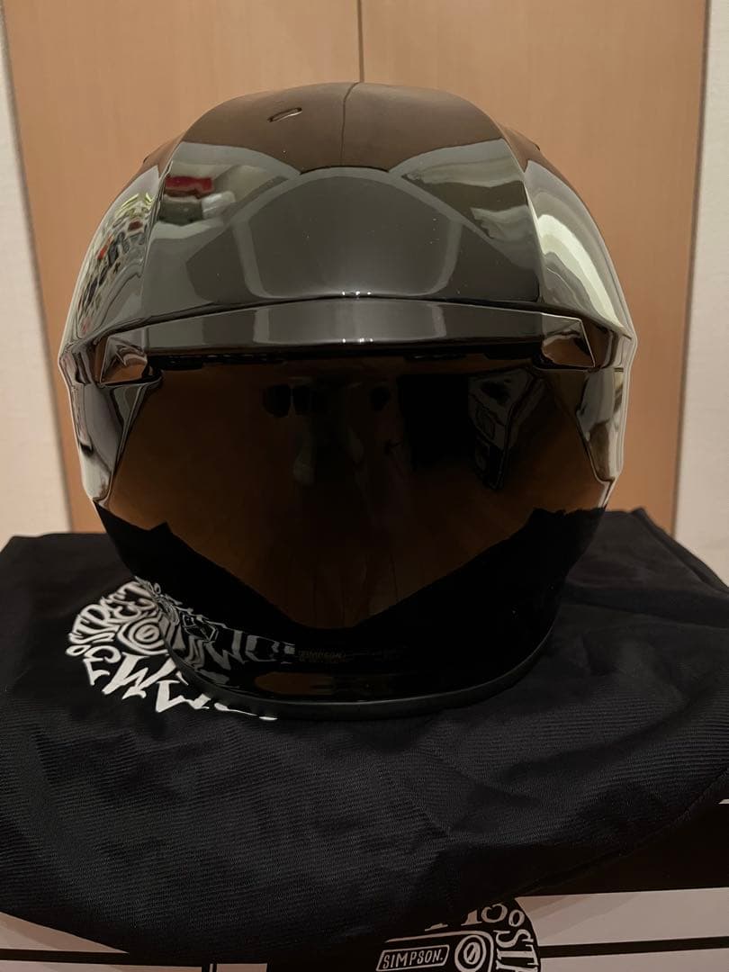 【ジャンク扱い】 SIMSON DARKSOME ヘルメット ブラックMサイズ