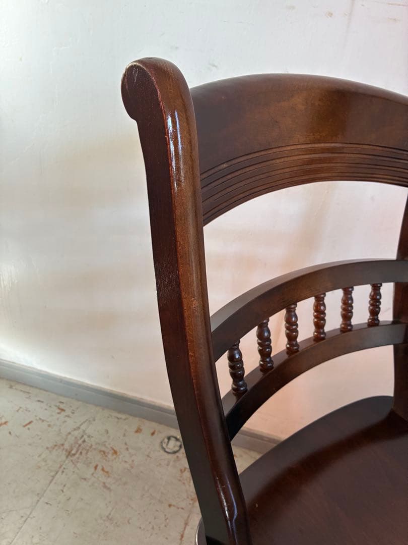 飛騨産業 HIDA キツツキ スピンドル　ダイニングチェア オーク無垢材