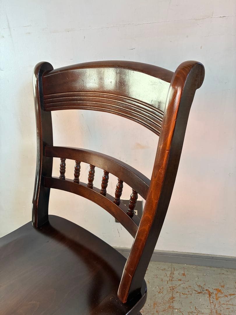 飛騨産業 HIDA キツツキ スピンドル　ダイニングチェア オーク無垢材