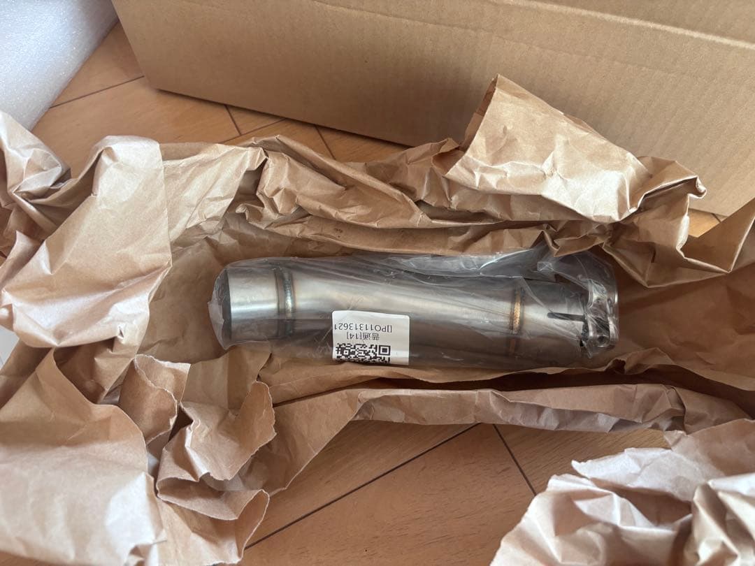 汎用　LCIPARTS　ラウンドフルチタンマフラー　差込径50.8mm