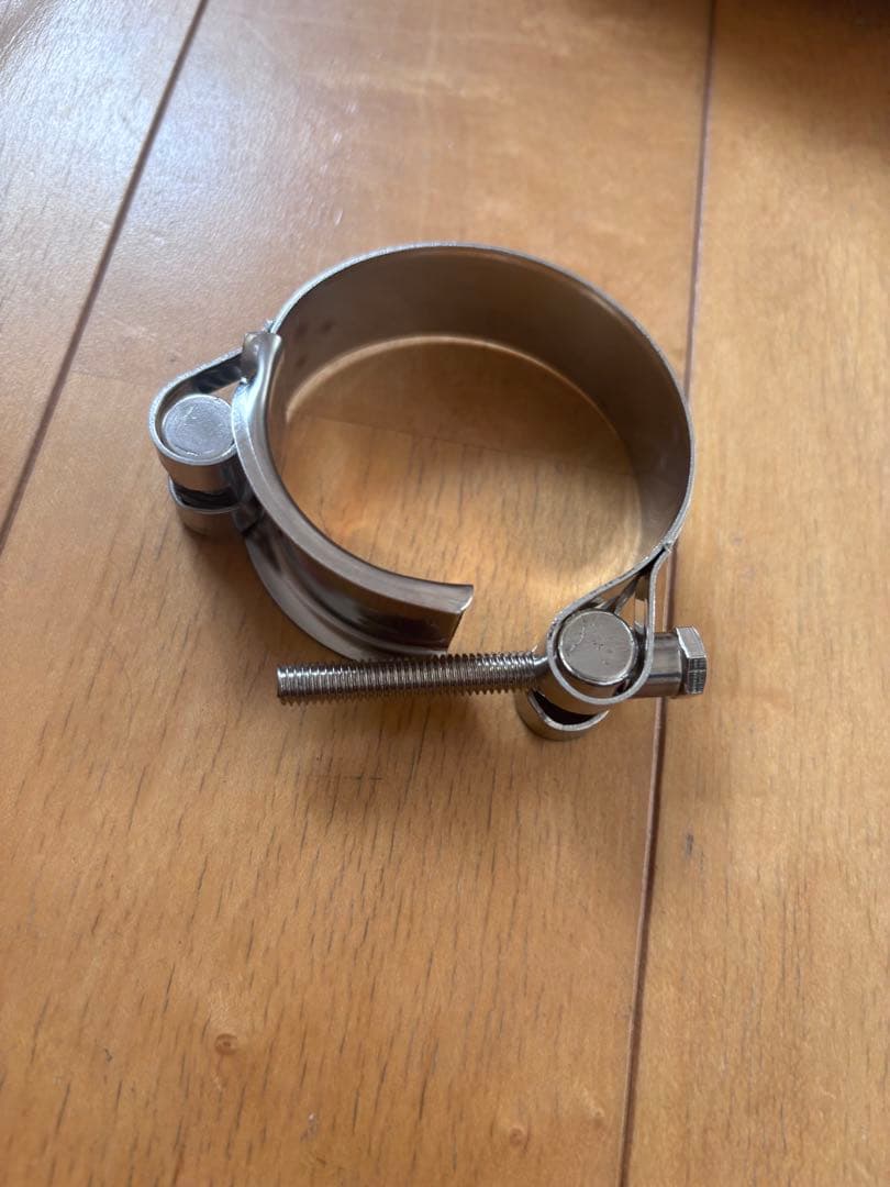 汎用　LCIPARTS　ラウンドフルチタンマフラー　差込径50.8mm