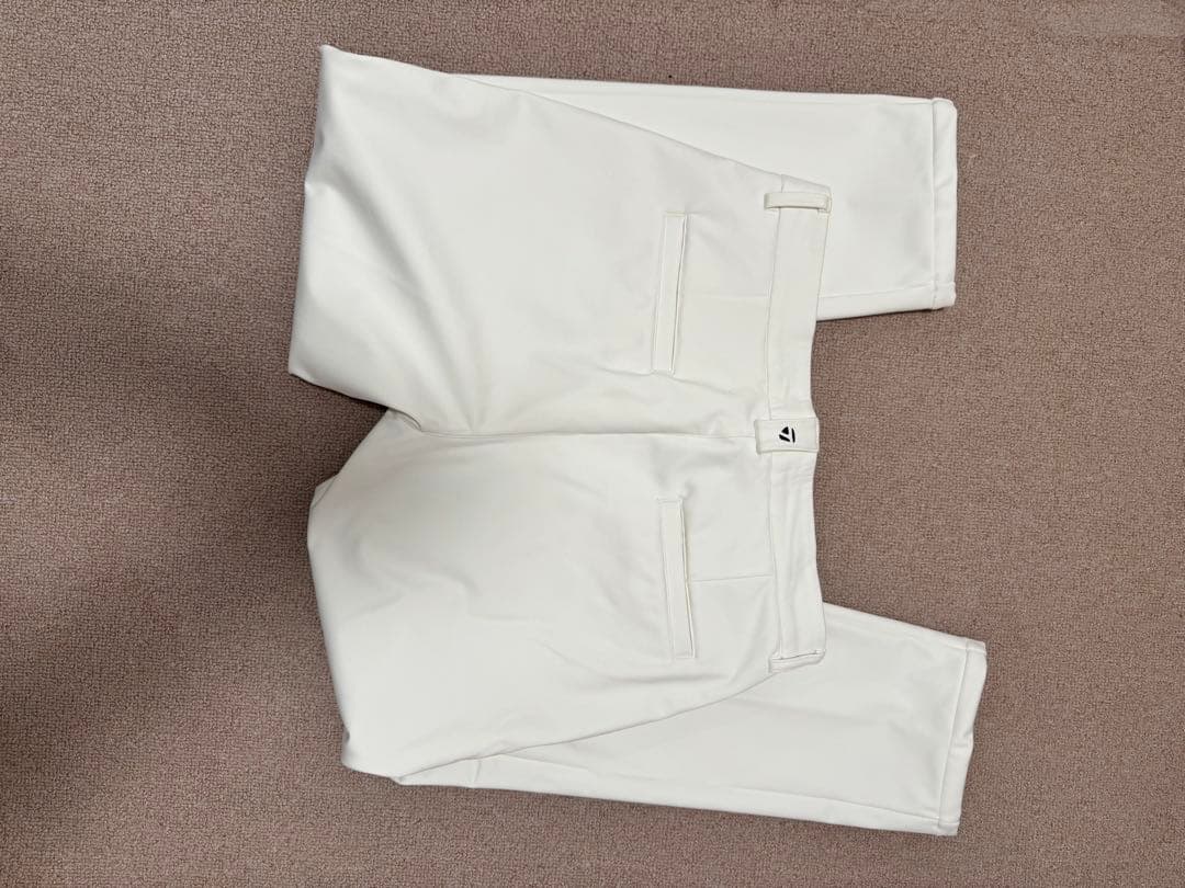ゴルフ　パンツ O XL テーラーメイド　ホワイト　裏起毛