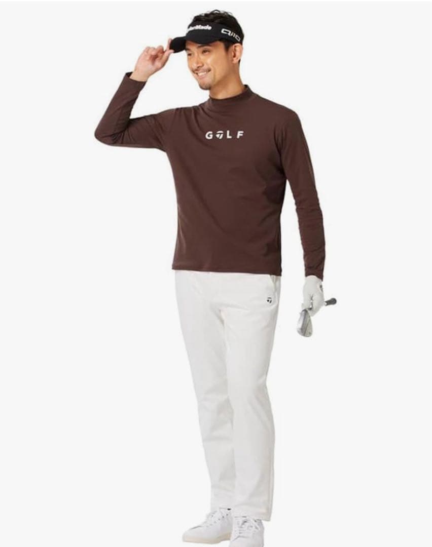 ゴルフ　パンツ O XL テーラーメイド　ホワイト　裏起毛