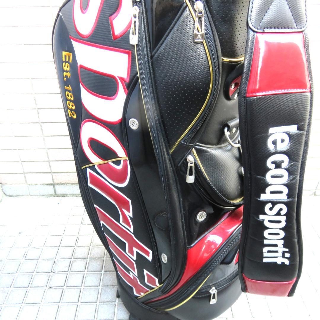 le coq sportif ルコック　キャディーバック　ブラック