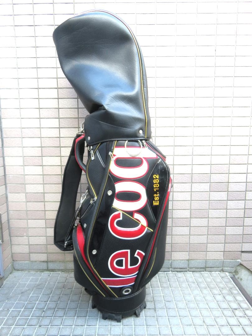 le coq sportif ルコック　キャディーバック　ブラック